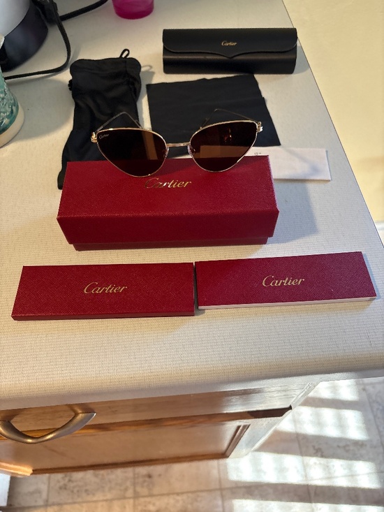 Women’s authentic Cartier sunglasses